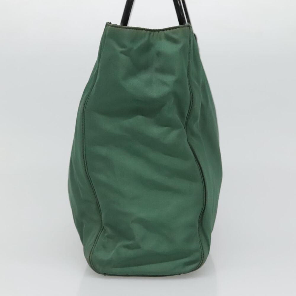 PRADA Hand Bag Nylon Green - Picture 5 of 9